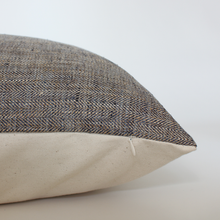 Dante brown textured solid pillow cover, view 8