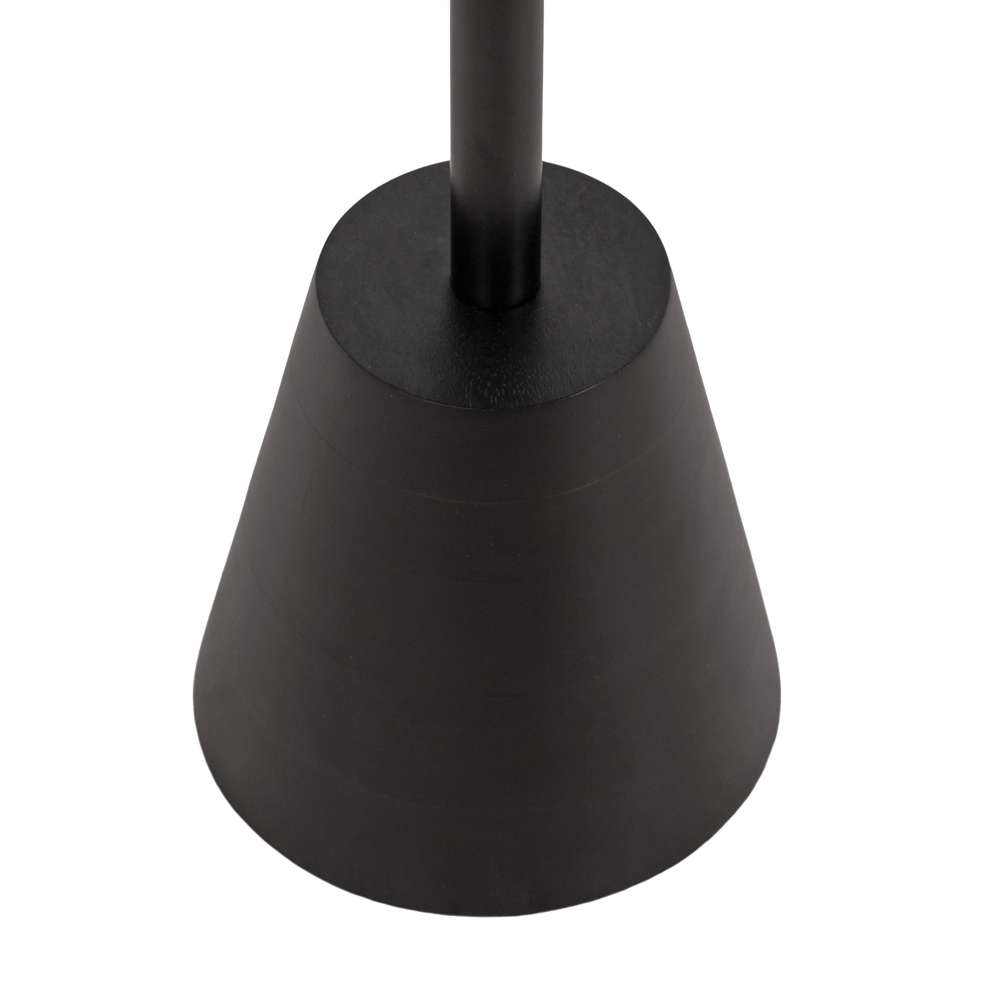 Tira Round Metal and Wood Side Table