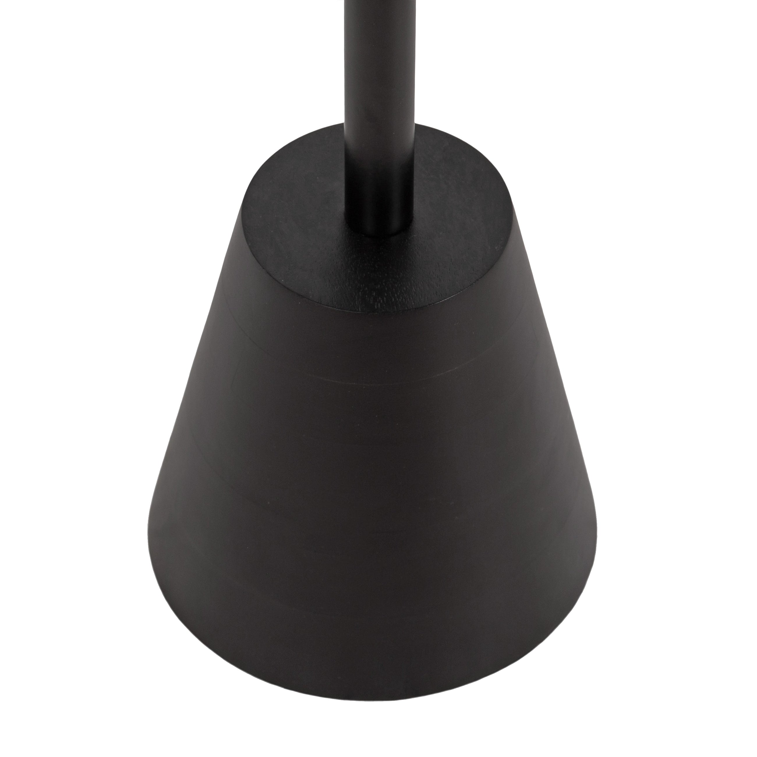 Tira Round Metal and Wood Side Table