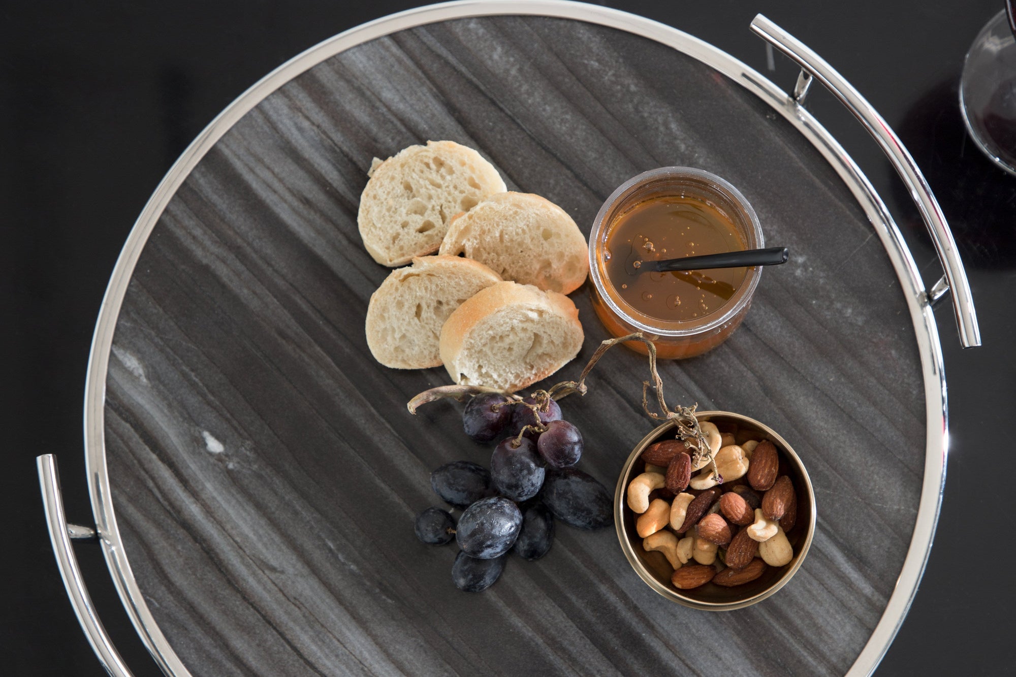 Marbury Round Metal Tray