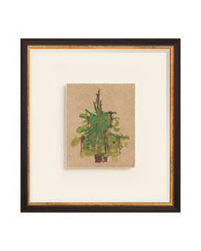 Holiday Tree watercolor Christmas tree art print, view 5