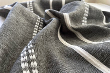 Eco-friendly Fair Trade napkins styled with coordinating table linens