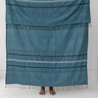 Zenach Handwoven Ethiopian Cotton Throw Blanket