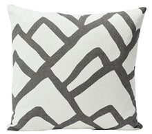 Zimba Pillow Cover in Charcoal, Schumacher Textiles