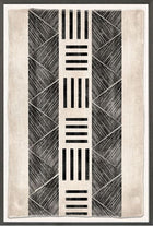 Woven Tribe IV abstract wall art print
