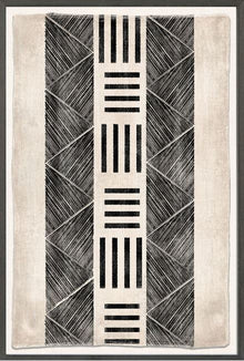 Woven Tribe IV abstract wall art print