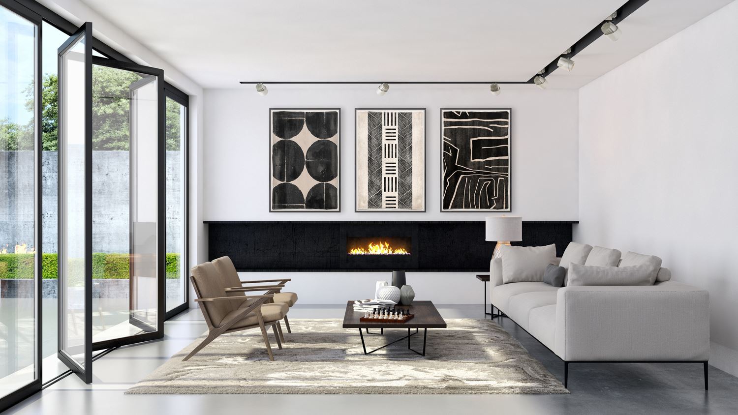 Woven Tribe IV abstract wall art print