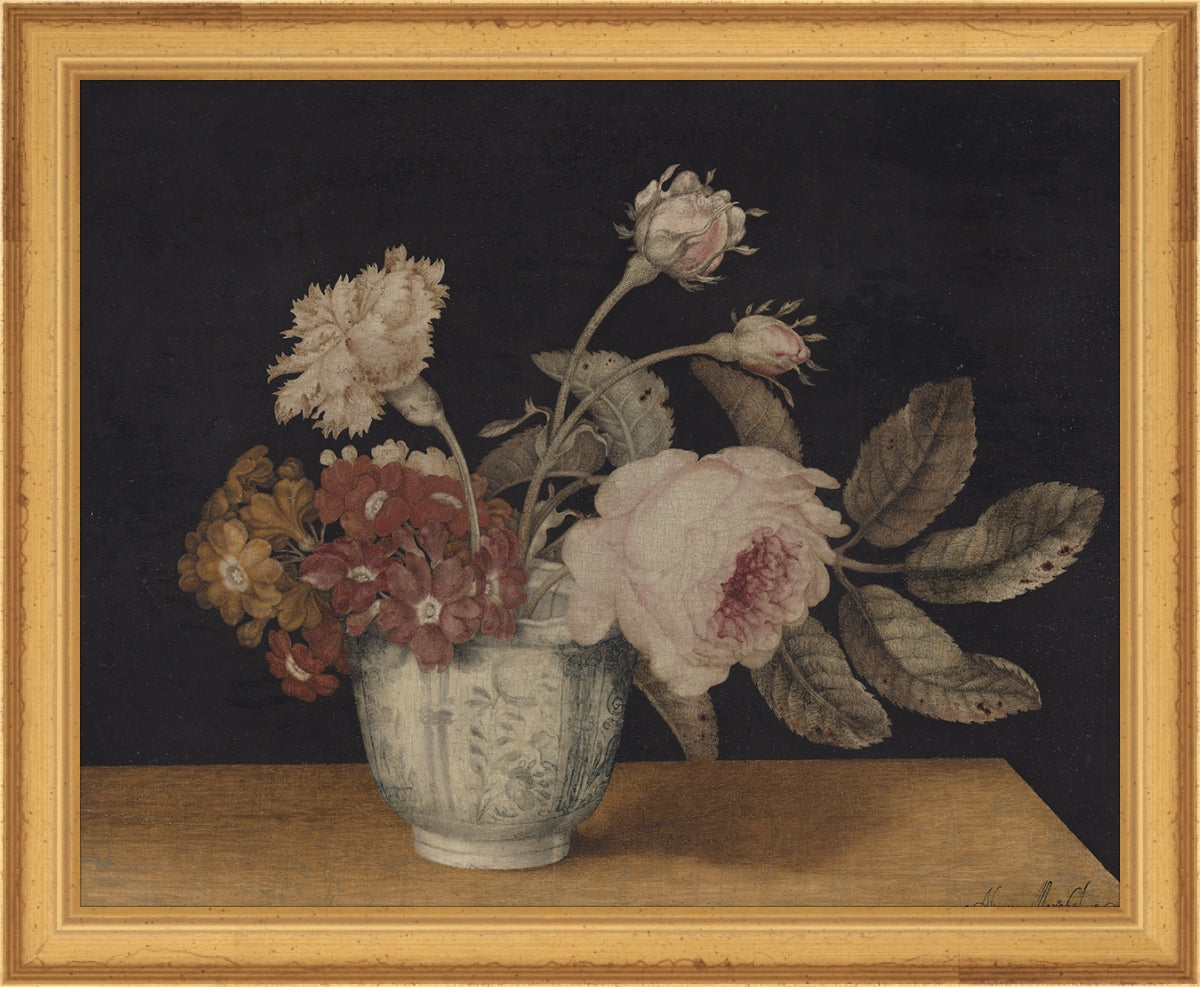 Vintage Vase of Flowers