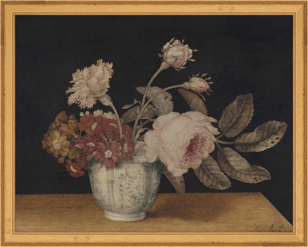 Vintage Vase of Flowers