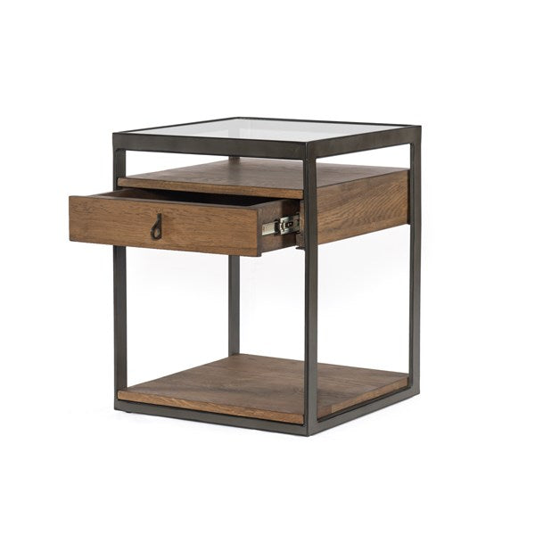 Cairo Nightstand - Monument Grey