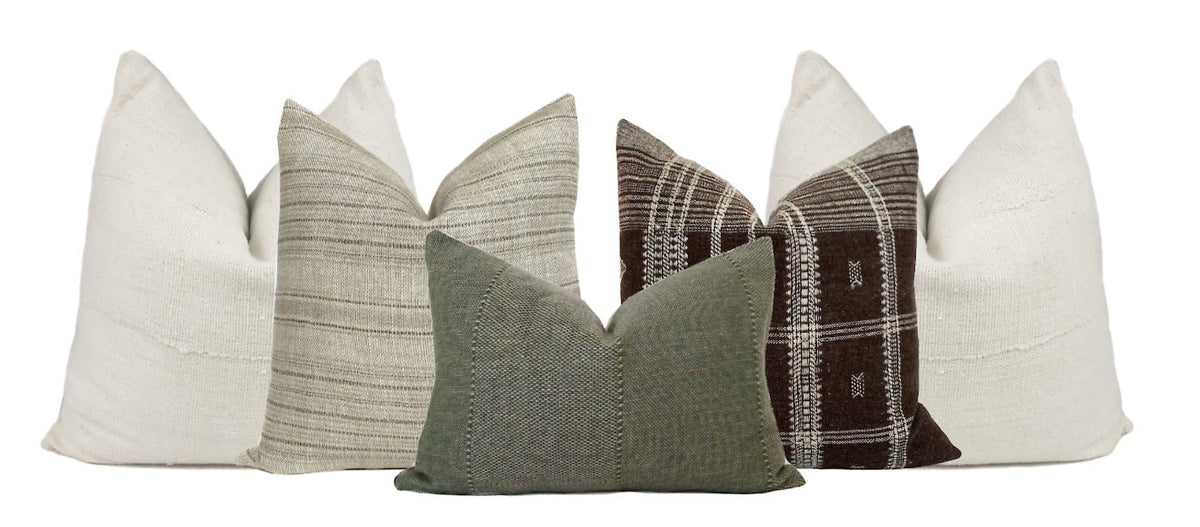 Neutral Sofa Pillow Combo 1 ONE AFFIRMATION