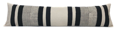 Black and Cream Stripe Pillow Cover | Designer Pillow