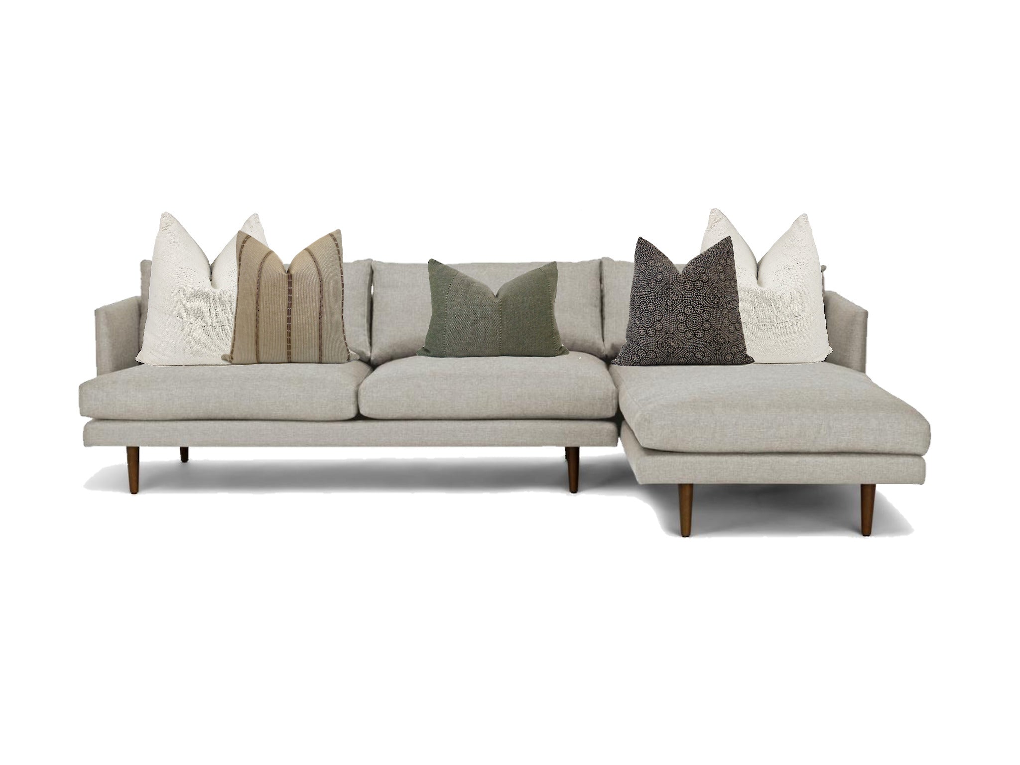 Monterey Pillow Set | 5 Covers | Mudcloth, Luca Noir & Verona