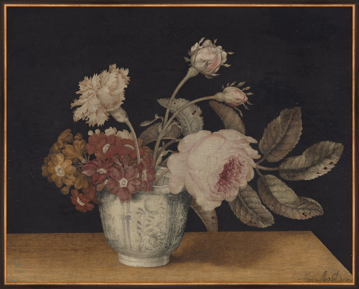 Vintage Vase of Flowers