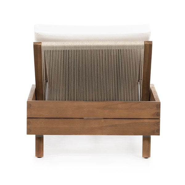 Marina Outdoor Chaise - Natural Teak