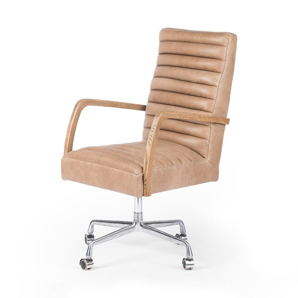 Riley Desk Chair Leather ONE AFFIRMATION