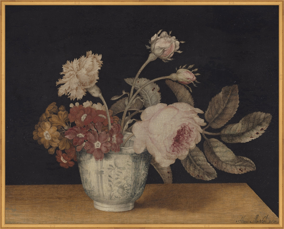 Vintage Vase of Flowers