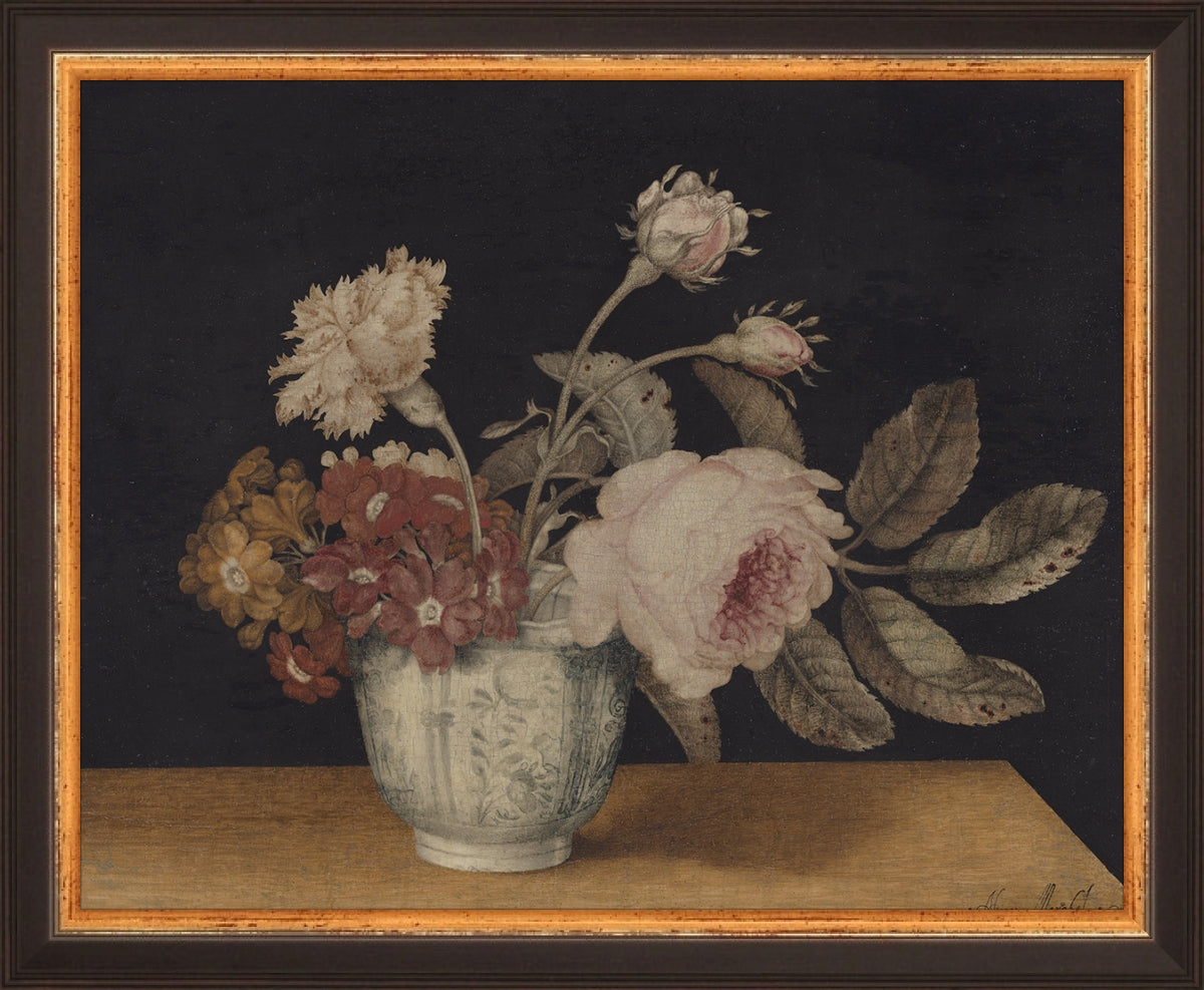 Vintage Vase of Flowers