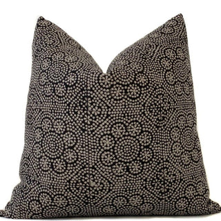 Luca Noir Designer Pillow Cover