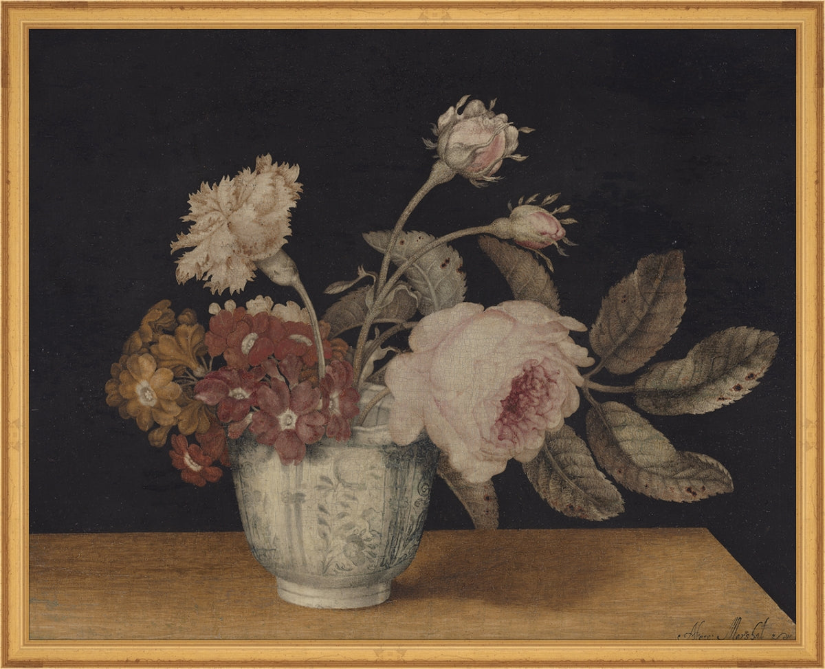 Vintage Vase of Flowers