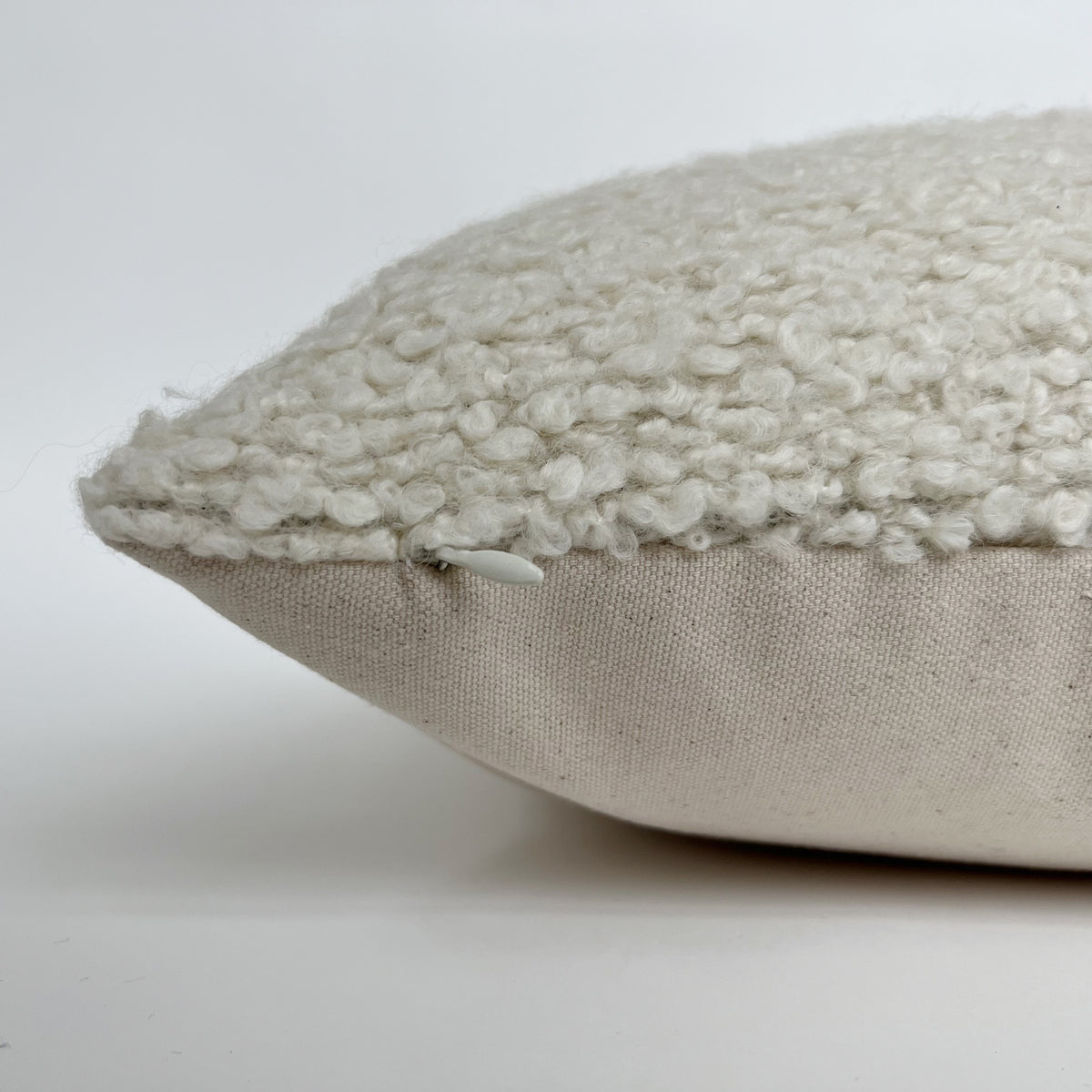 Alpaca White Designer Pillow Cover