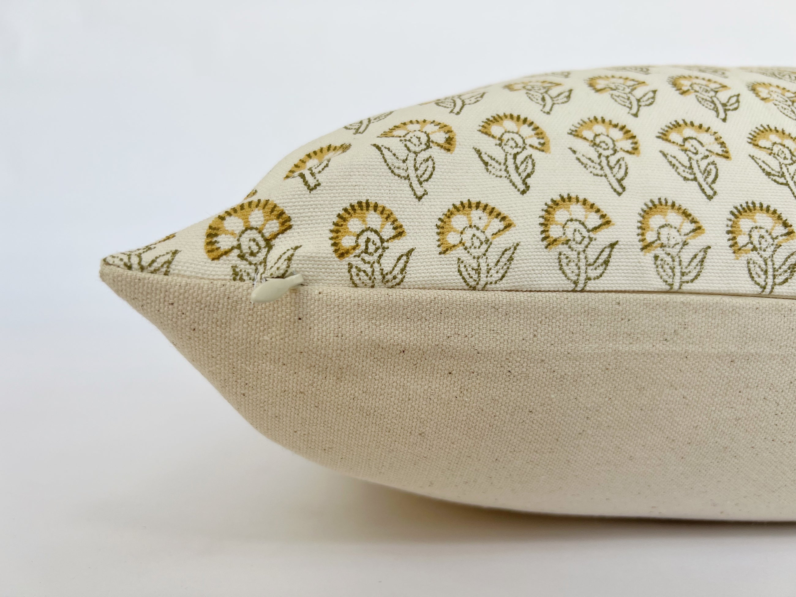 Margot Floral Pillow side-view