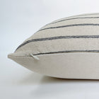 Sydney Stripe Pillow Cover | Black + Cream