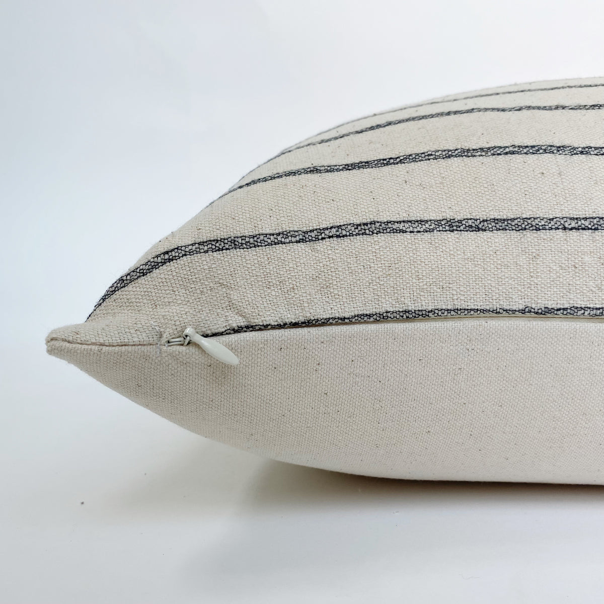 Sydney Stripe Pillow Cover | Black + Cream