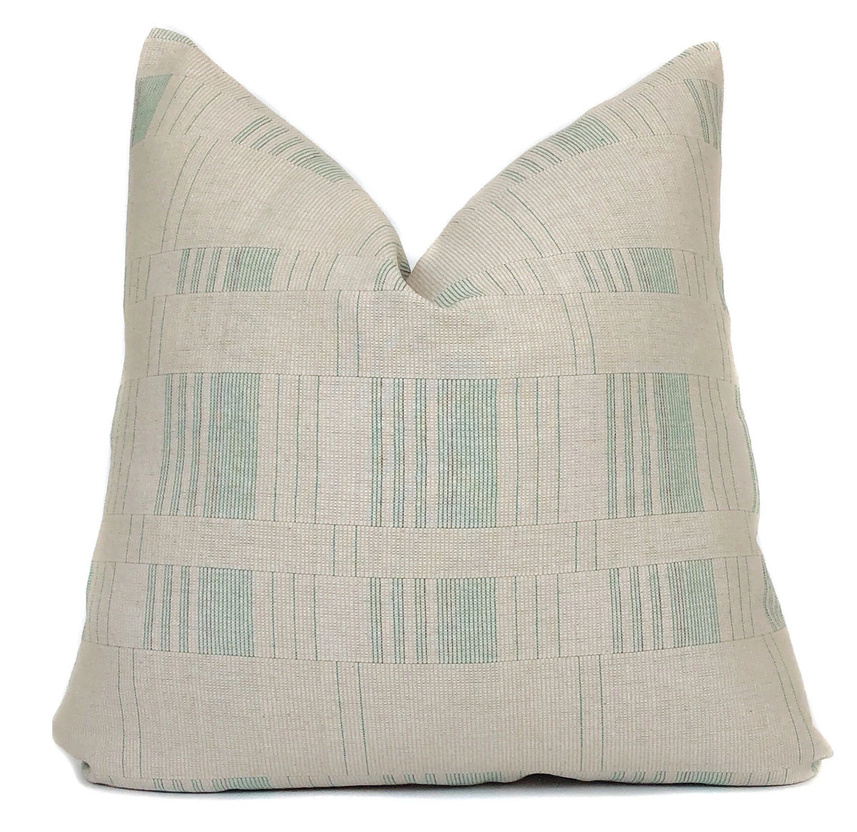 Chiang Mai Beige and Green Pillow Cover