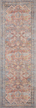 Cara Blue/Rust Rug overview