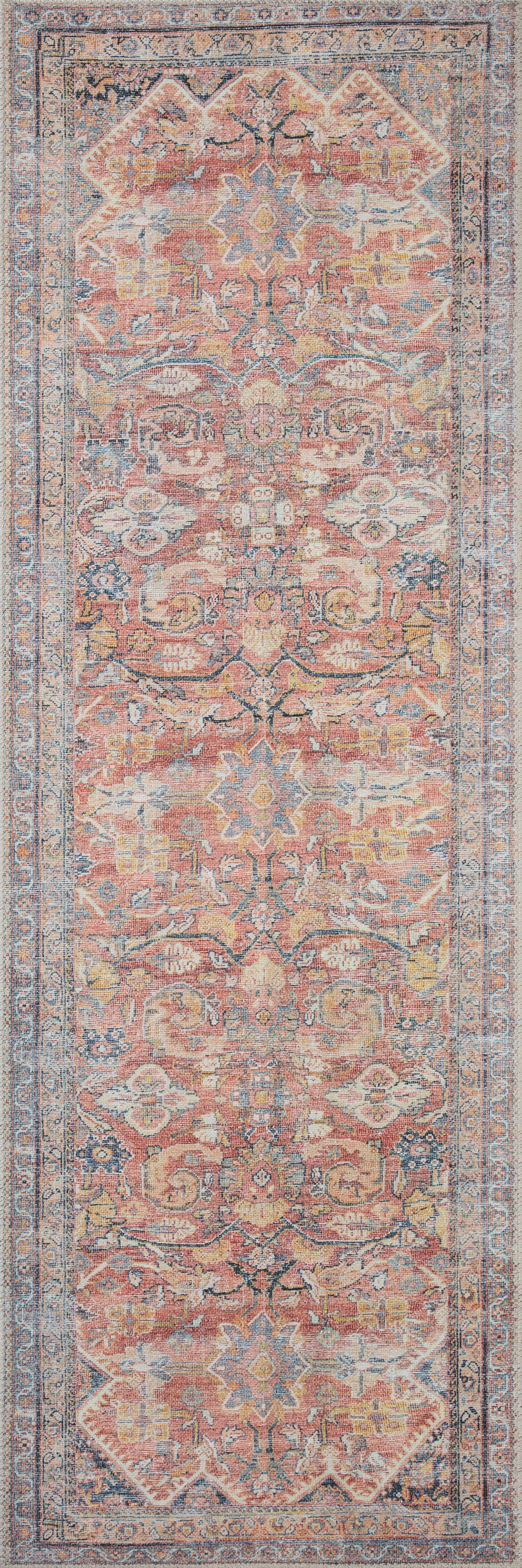 Cara Blue/Rust Rug