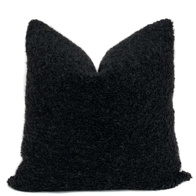 Alpaca Black Designer Pillow Cover