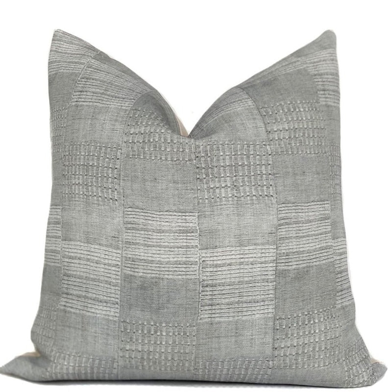 Astor Grey Designer Pillow Cover by One Affirmation