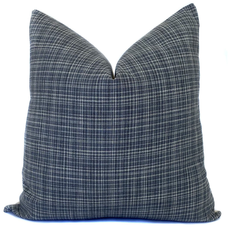 Bowood Tweed Designer Pillow | Gunmetal