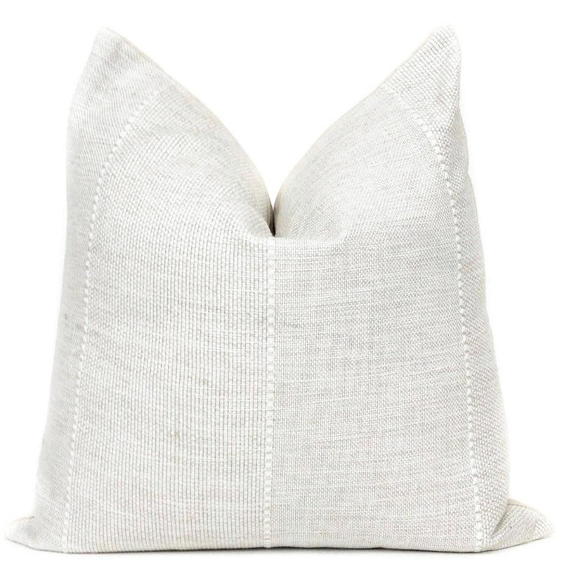 Verona Designer Pillow Cover | White
