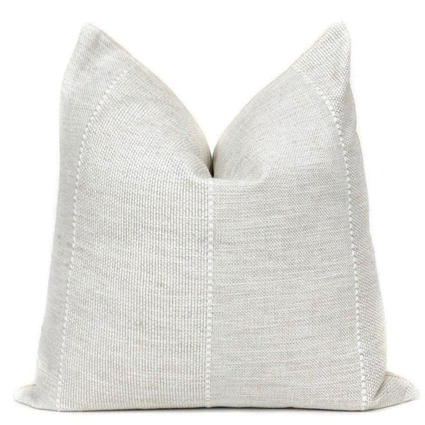 Verona Cream Designer Pillow Cover | Zak Fox Linen | One