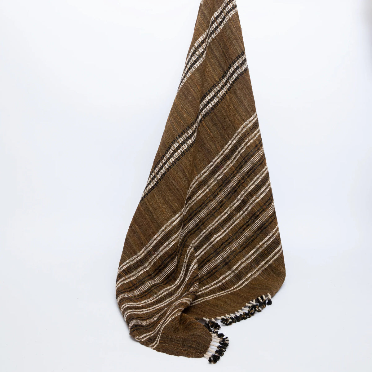 Indian Wool Throw | Brown