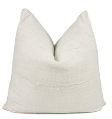 cream mudcloth pillow cover