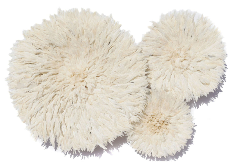 African Juju Hat | Cream Set of 3