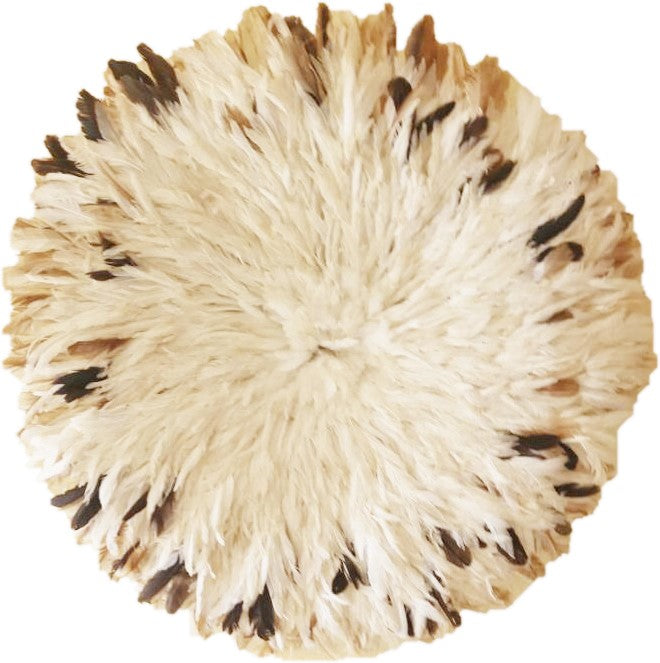 African Juju Hat | Brown, Cream, Black