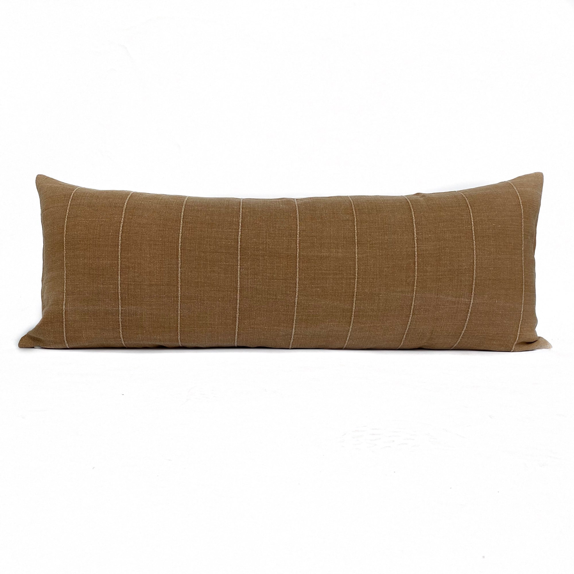 Vintage Rust Designer Pillow Cover | Linen Pillow