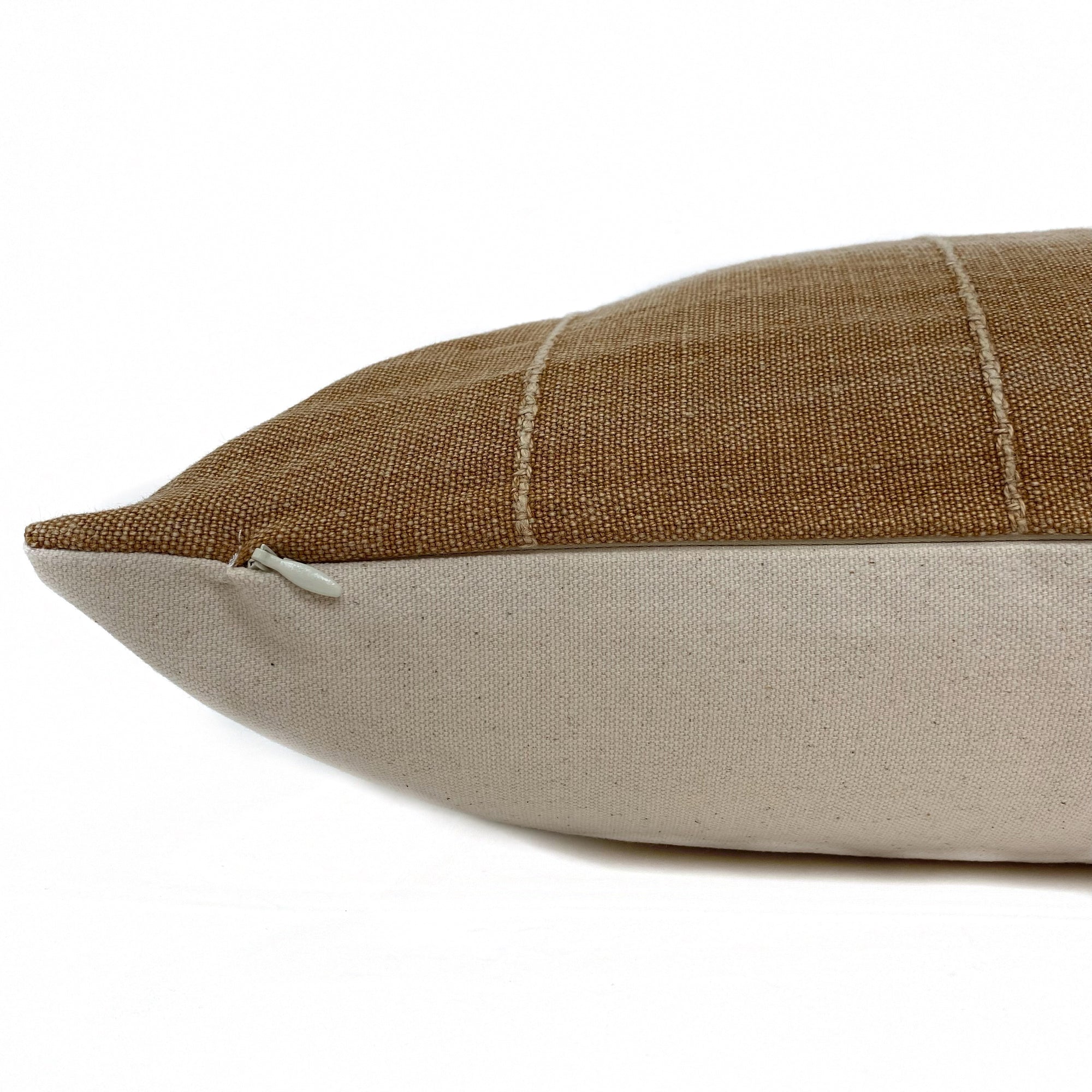 Vintage Rust Designer Pillow Cover | Linen Pillow