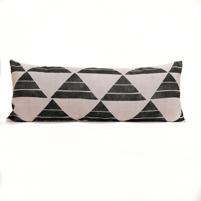Kyoto Designer Pillow Cover | Black
