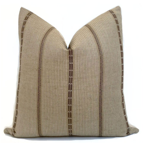 Florence Designer Pillow Cover in Brown