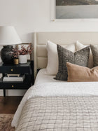 Luca Noir Designer Pillow Cover