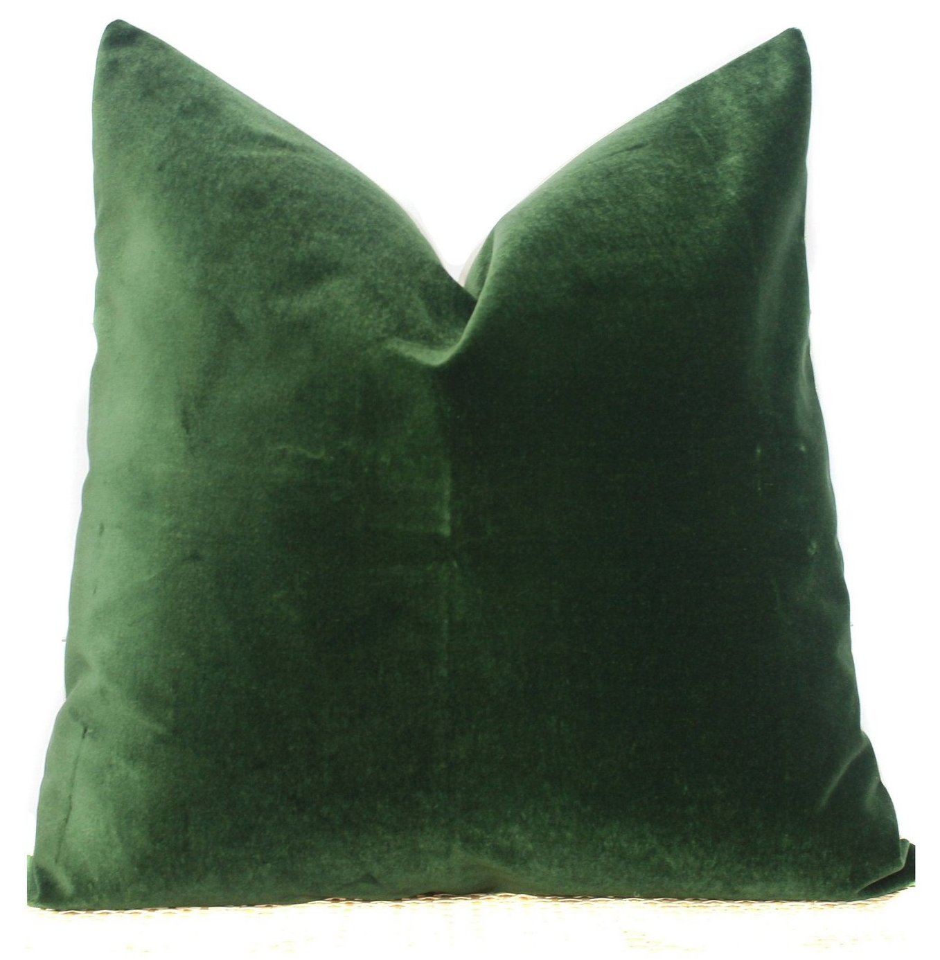 Emerald Green Velvet Pillow Cover