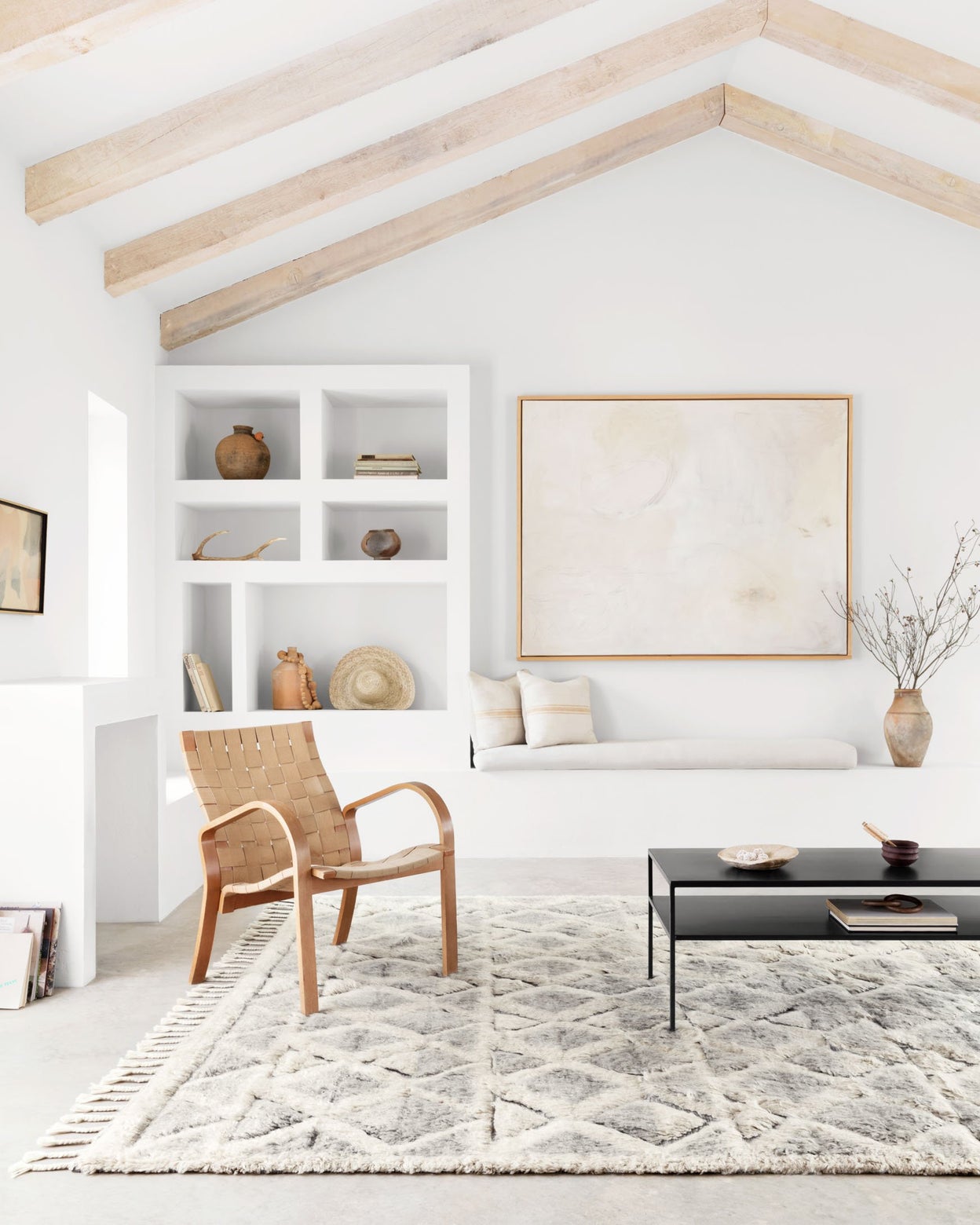 Iris Tan / Grey Rug