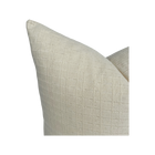 Check Chiang Mai Woven Pillow Cover | Ivory