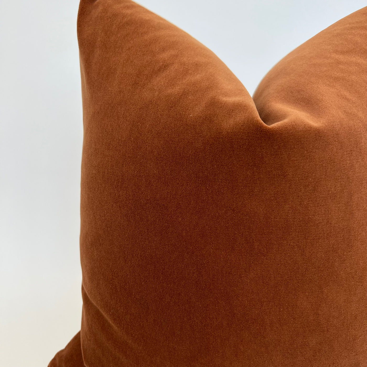 Long Lumbar Pillow // Rust Velvet Pillow Cover // Copper Velvet Pillow //  Long Lumbar Rust Pillow 