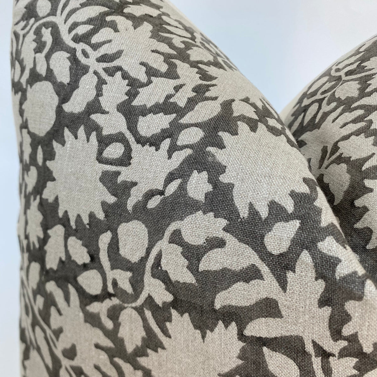 Savannah Grey Floral Pillow Cover